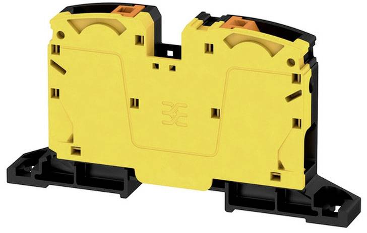 Weidmüller 2552160000 Durchgangsreihenklemme 16mm Push-In-Klemme Schwarz, Gelb 10St.