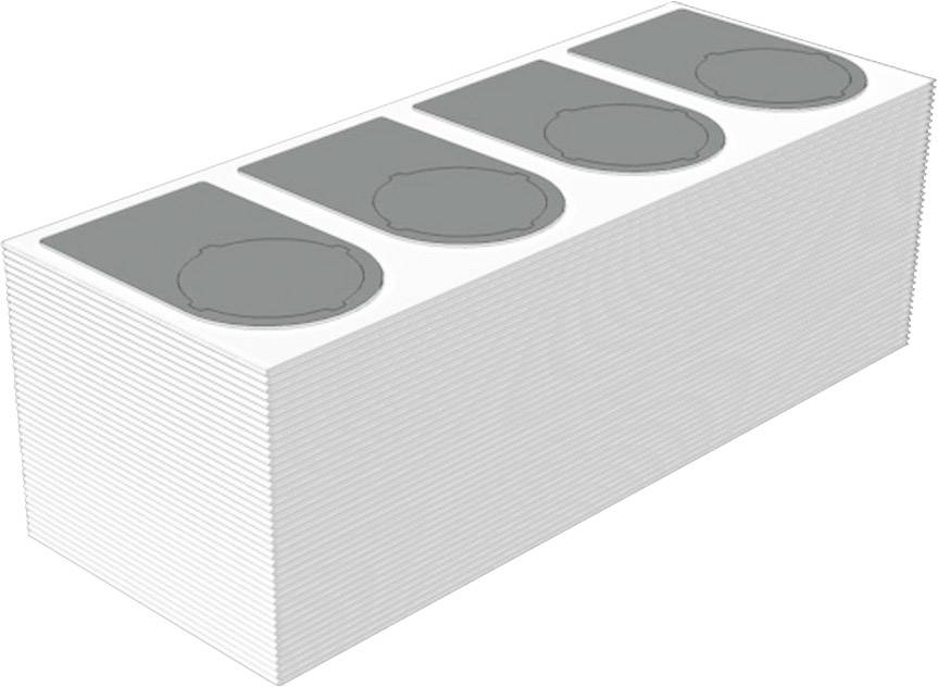 Weidmüller 2621210000 SM-FO 36/18-30MM SI Gerätemarkierung Beschriftungsfläche: 36 x 21.75mm Silber Anzahl Markierer: 100 100St.