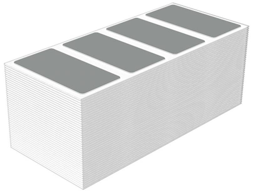 Weidmüller 2621300000 CC-FO 30/60MM SI Gerätemarkierung Beschriftungsfläche: 30 x 60mm Silber Anzahl Markierer: 100 100St.