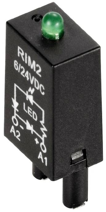 Weidmüller LED-Modul mit Anzeige, LED, mit Freilaufdiode RIM 2 6/24VDC Leuchtfarben: Grün 10St.