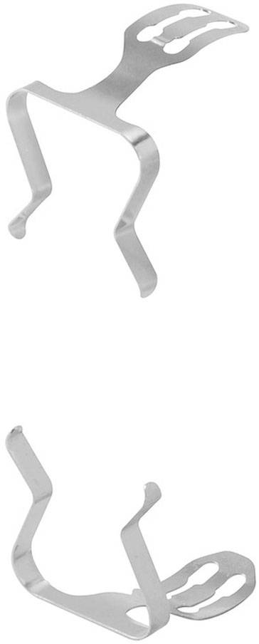 Zwei Metall-Käfige für Fahrradzubehör, jeweils in einer Form, die den Fuß beim Treten unterstützt, ohne weitere Befestigungselemente.