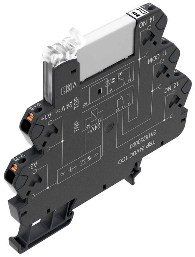 Weidmüller TRP 60VUC 1CO AGSNO Koppelrelais 60 V DC/AC 6 A 1 Wechsler 10 St.