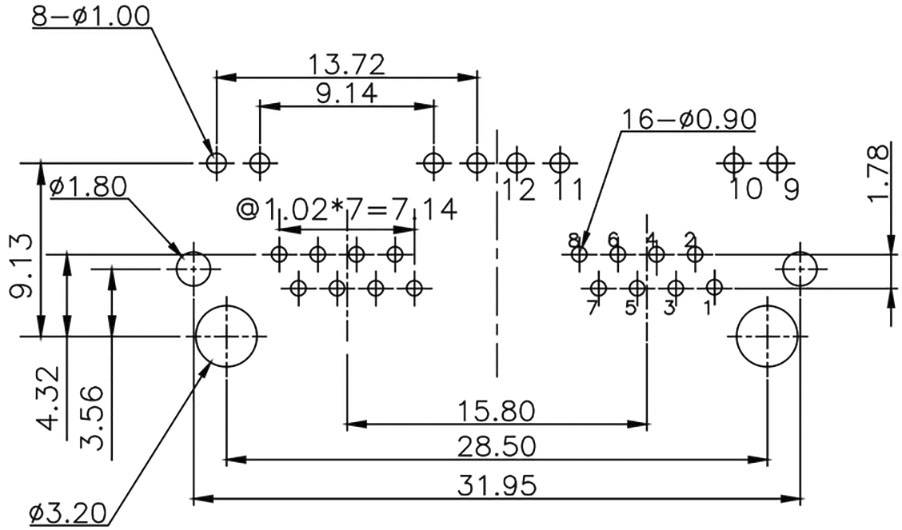 Weidmüller RJ45C5 R12U 1.7N4G/Y RL 2661430000 Buchse Polzahl 16 Schwarz 240St.