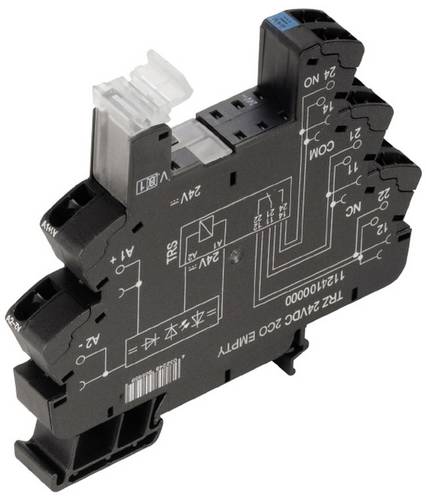 Weidmüller TRP 120VAC RC 2CO EMPTY Relaissockel 120 V/AC 10 A 2 Wechsler 10 St.