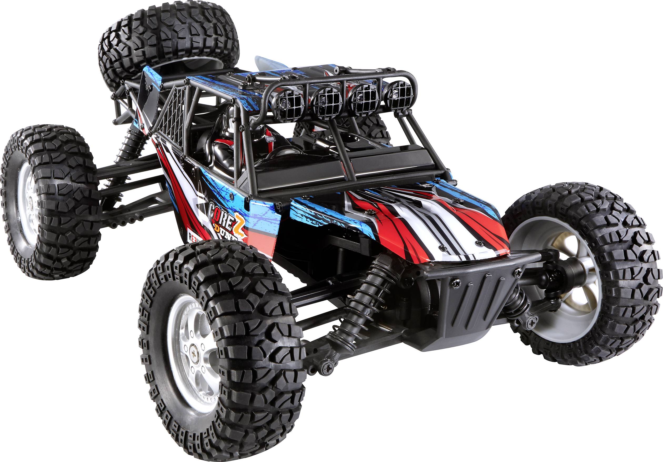 Reely CORE Z Brushed 1:10 XS RC Einsteiger Modellauto Elektro Buggy Allradantrieb (4WD) RtR 2,4 GHz inkl. Akku und Ladekabel