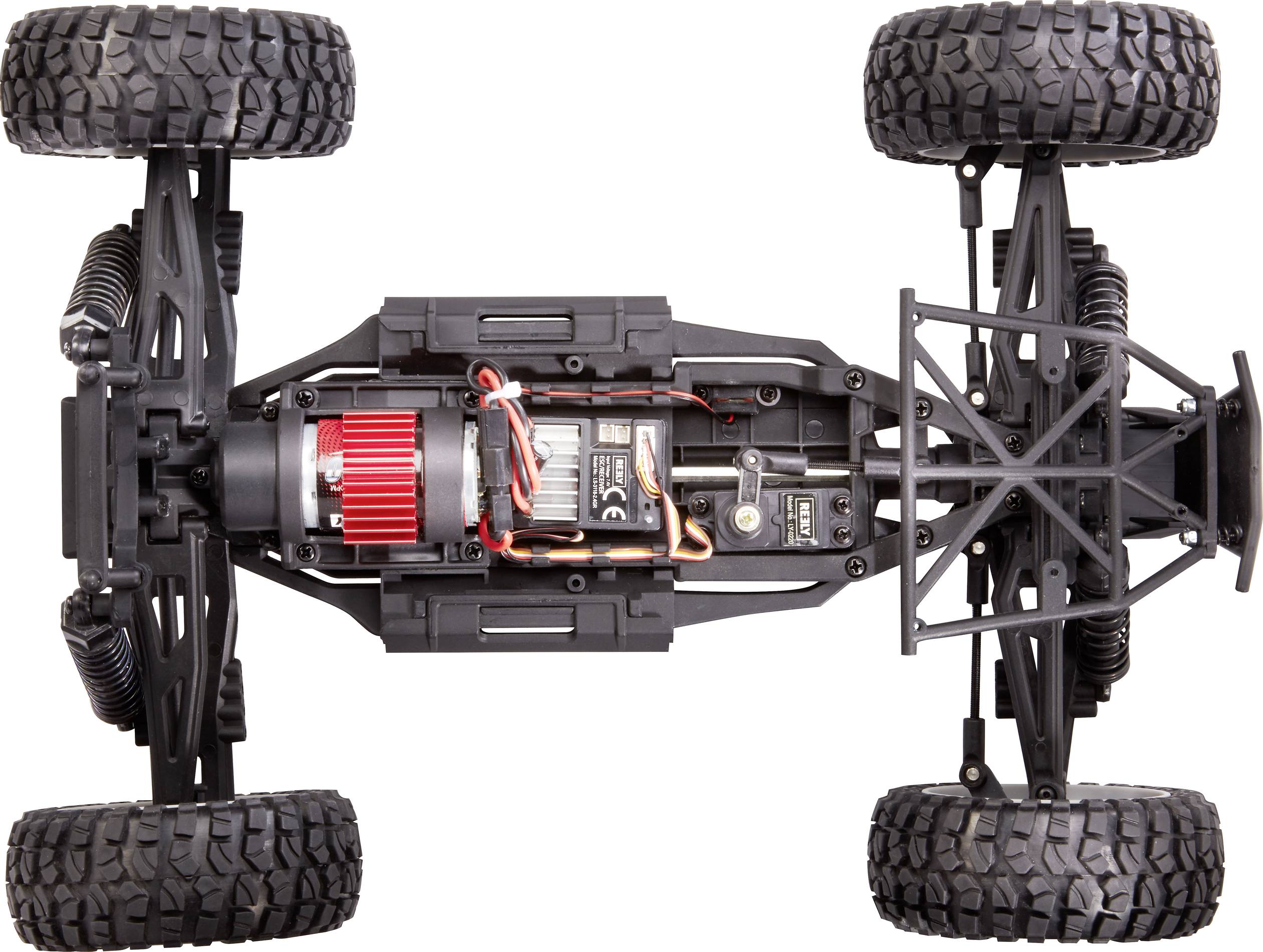 Reely CORE Z Brushed 1:10 XS RC Einsteiger Modellauto Elektro Buggy Allradantrieb (4WD) RtR 2,4 GHz inkl. Akku und Ladekabel