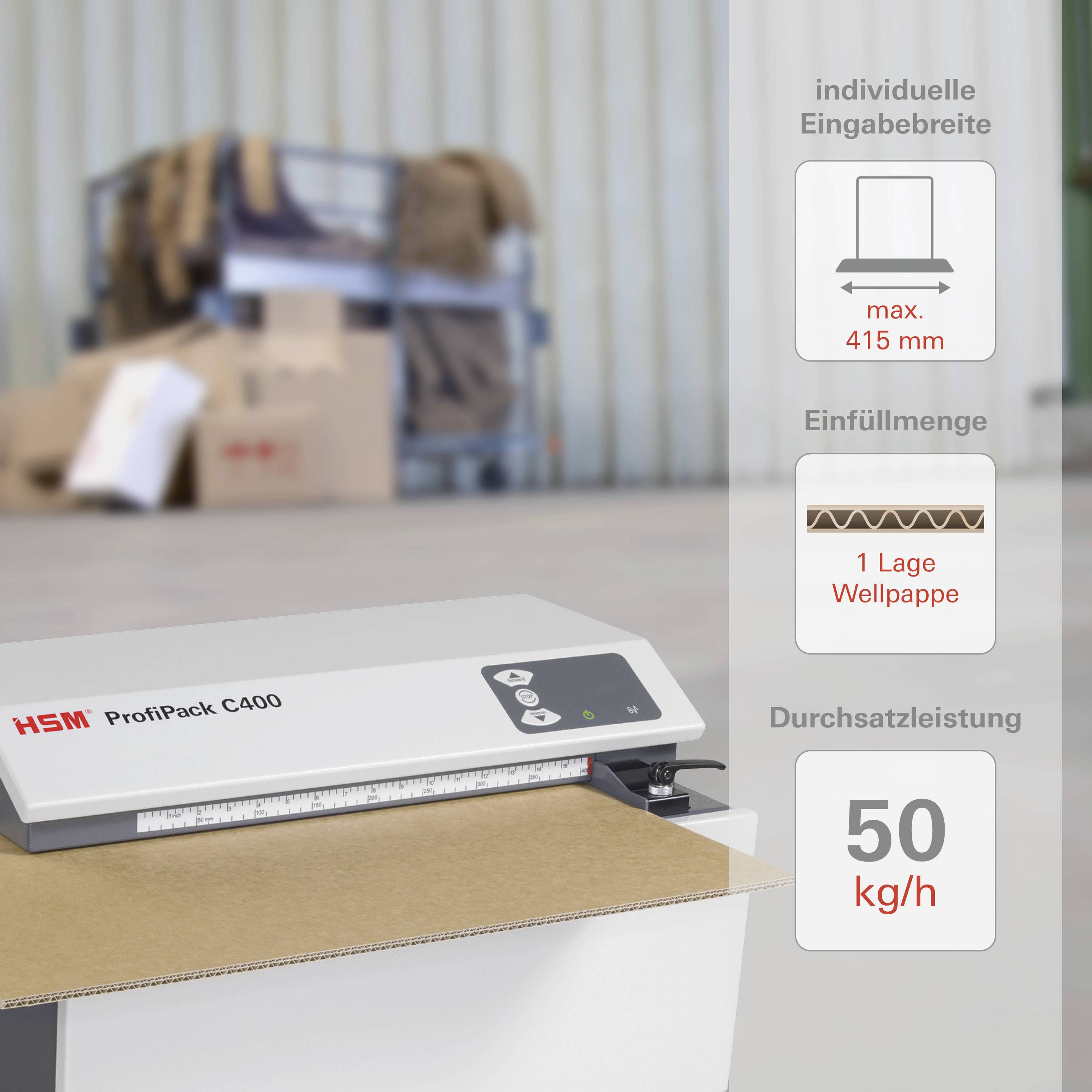HSM ProfiPack C400 Verpackungspolstermaschine