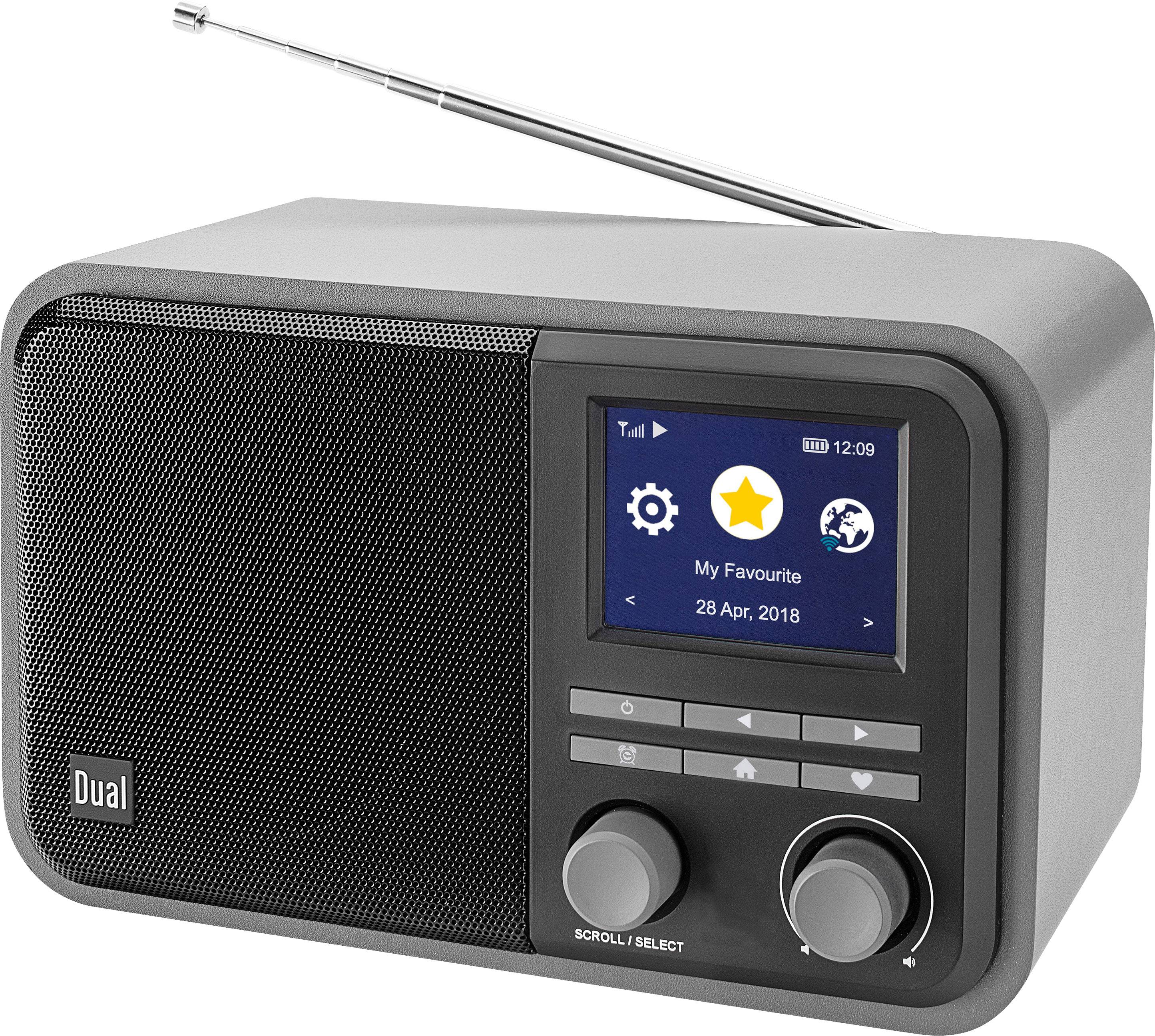 Dual CR 510 - Smartradio Kofferradio DAB+, DAB, UKW, Internet Bluetooth®, DAB+, UKW, Internetradio, USB, WLAN