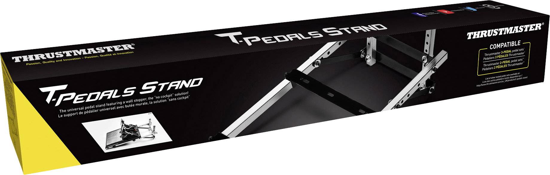 Thrustmaster T-Pedals Stand Zusatz Set PC, PlayStation 4, Xbox One Grau, Schwarz