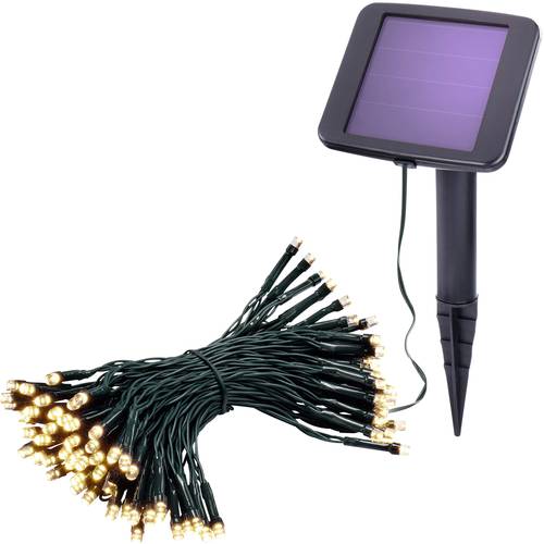 102170 Solar-Lichterkette Außen solarbetrieben Anzahl Leuchtmittel 100 LED Beleuchtete Läng
