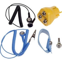 Quadrios ESD-Tischmatten-Set Grau (L x B) 550mm x 550mm Quadrios ESD-Tischmatten-Set Grau (L x B) 550mm x 550mm