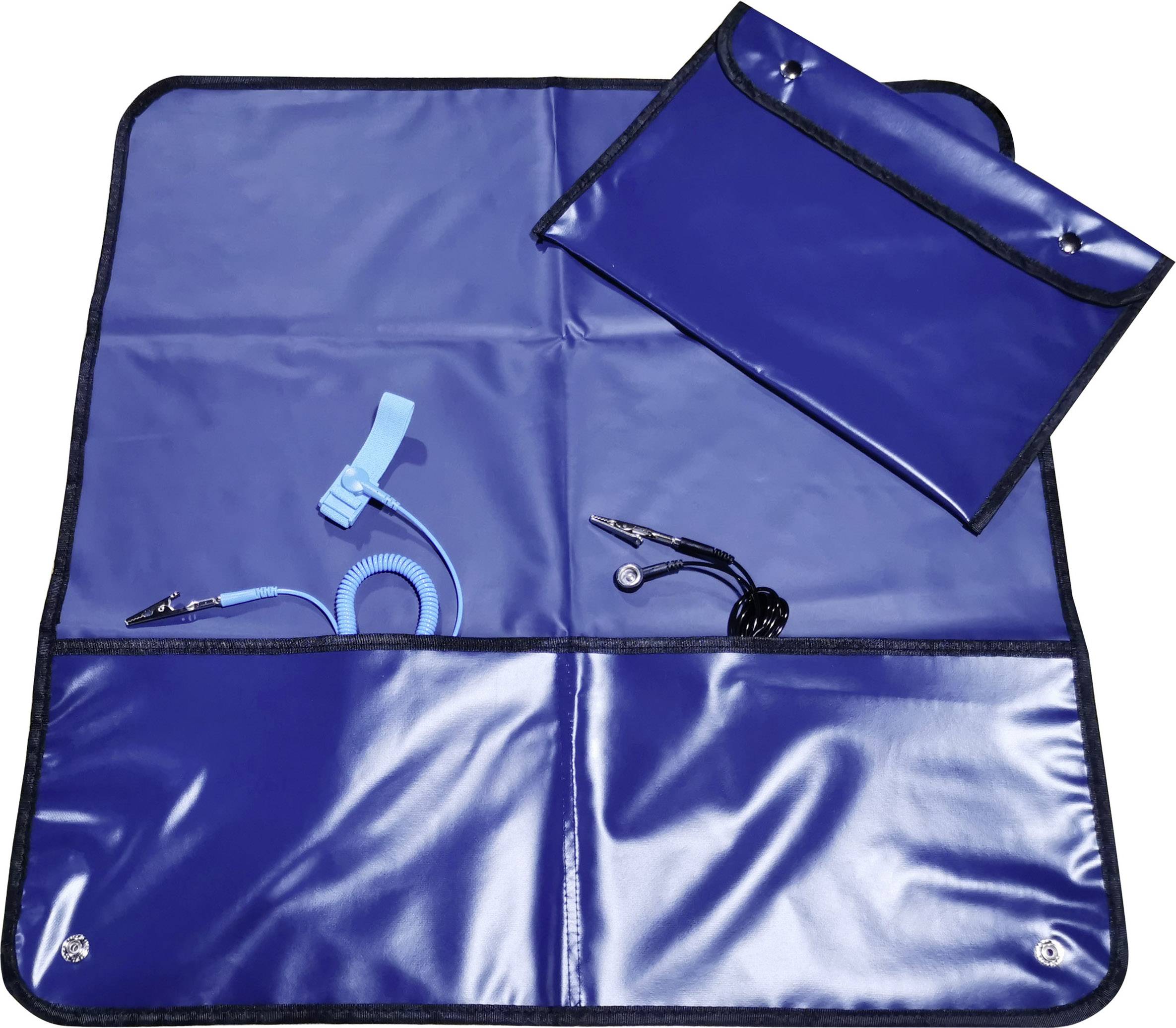 Quadrios ESD-Service-Set Dunkelblau (L x B) 600mm x 600mm