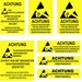 Quadrios ESD-Warnschild Gelb, Schwarz (L x B) 140mm x 140mm Quadrios ESD-Warnschild Gelb, Schwarz (L x B) 140mm x 140mm