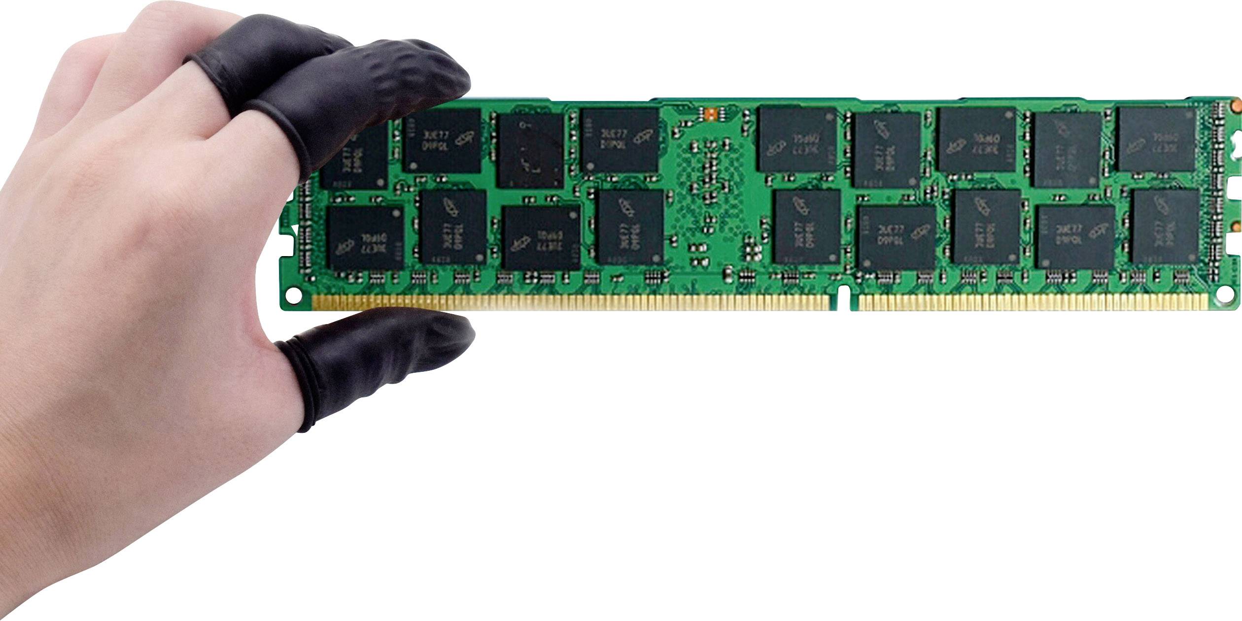 Quadrios ESD-Fingerlinge Naturkautschuk, Latex