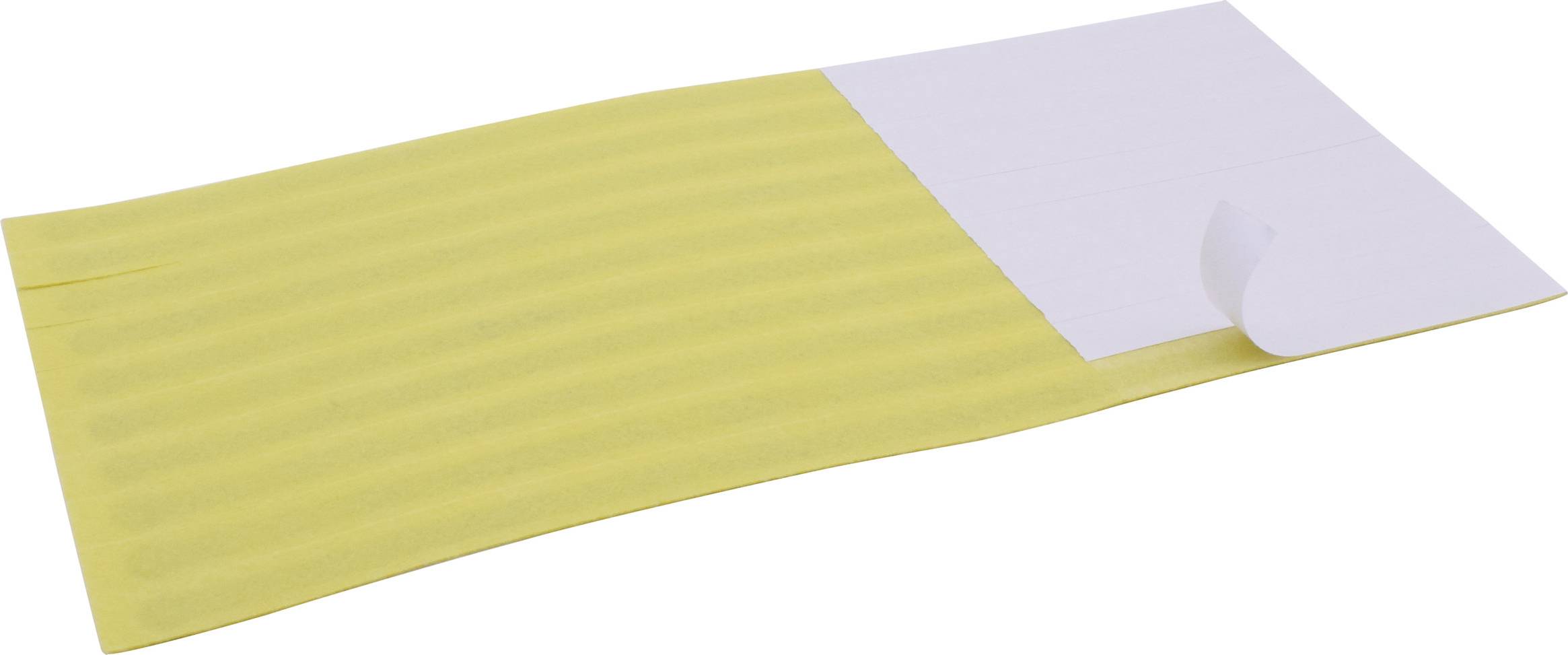 Quadrios ESD-Einweg-Schuherdungsstreifen 10 St. Gelb, Schwarz