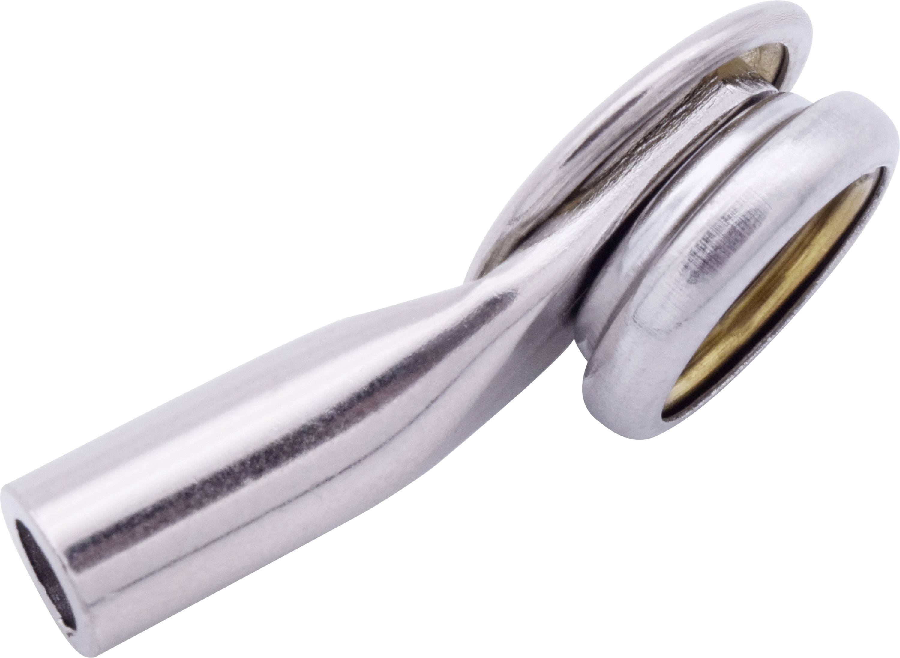 Metallisches Rohr- und Ringverbindungselement, typisch für mechanische oder industrielle Anwendungen.