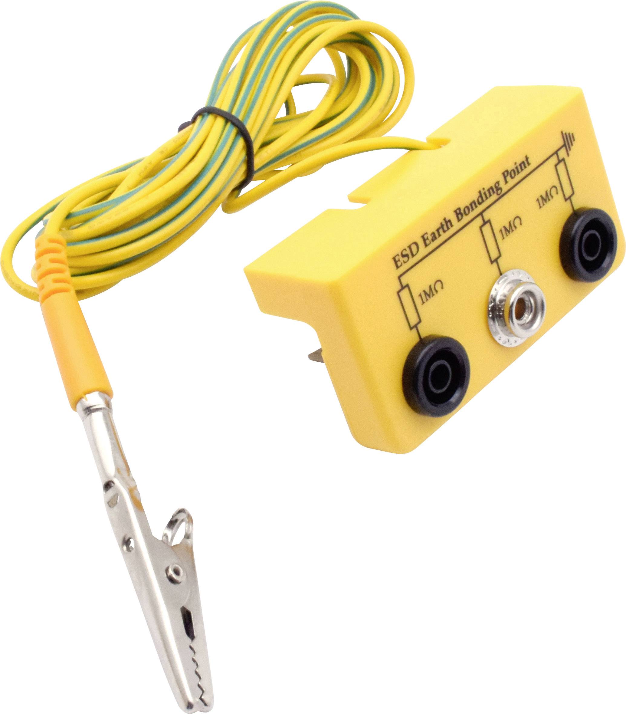 Quadrios ESD-Erdungsbox 3.00m Buchse, Druckknopf 10mm