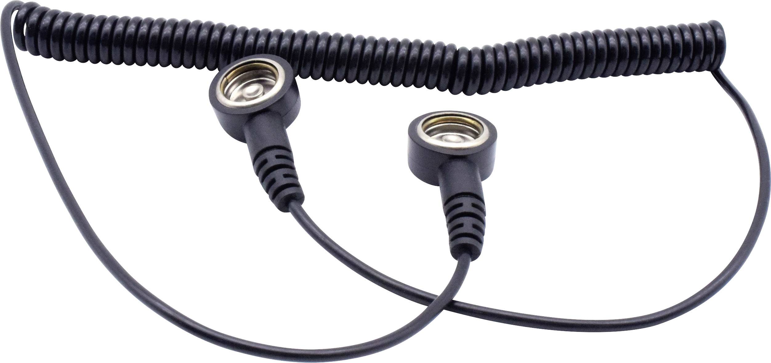 Quadrios ESD-Erdungskabel 1.80m Druckknopf 10mm