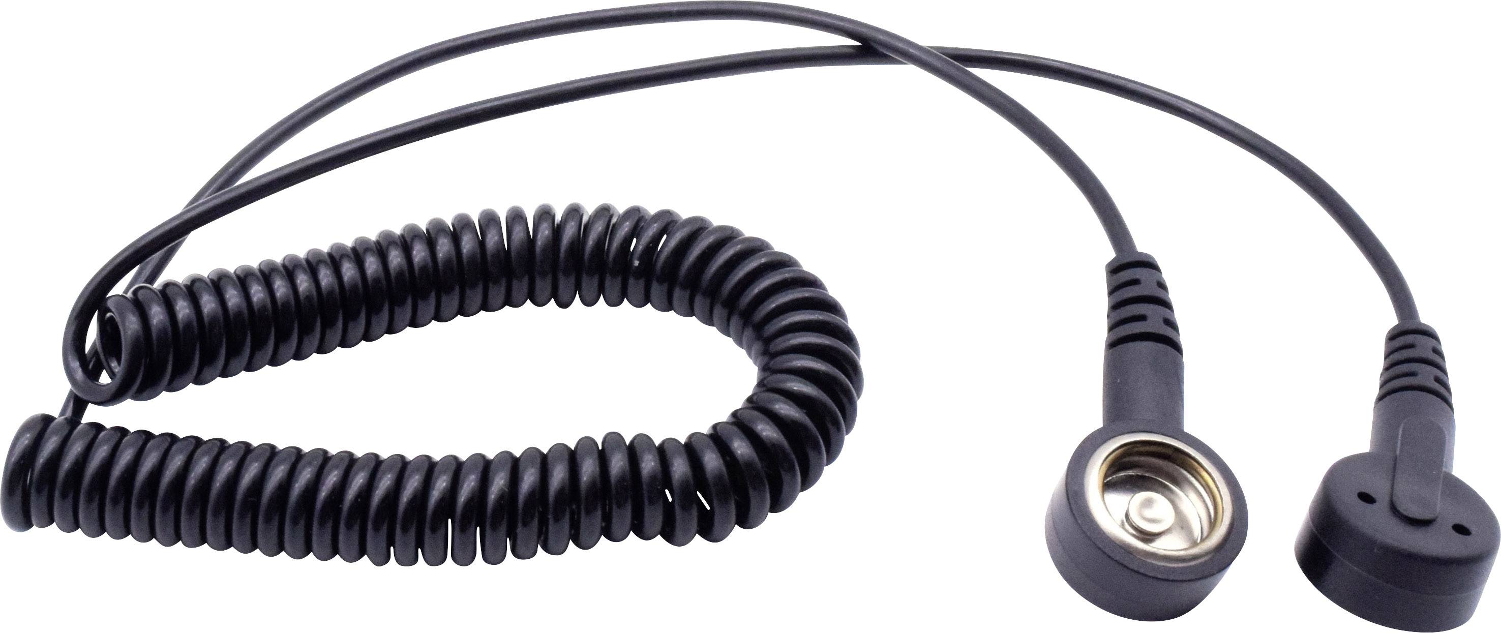 Quadrios ESD-Erdungskabel 1.80m Druckknopf 10mm