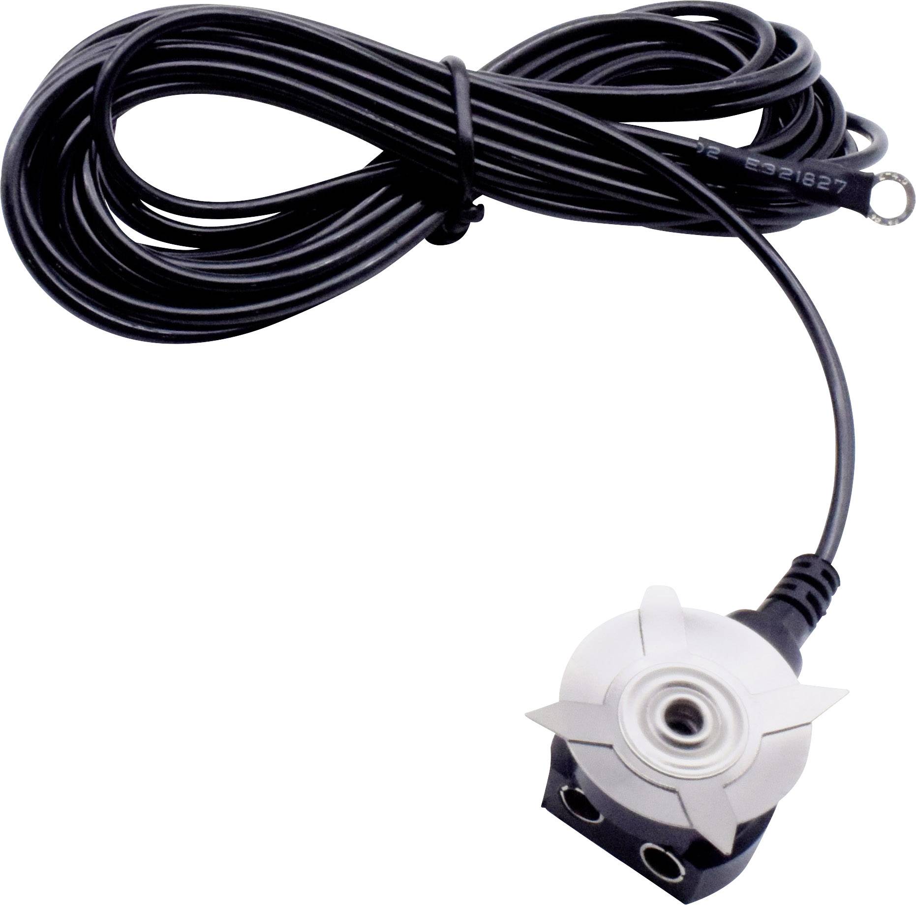 Quadrios ESD-Erdungskabel 3.60 m Klemme, Druckknopf 10 mm, Ringkabelschuhanschluss