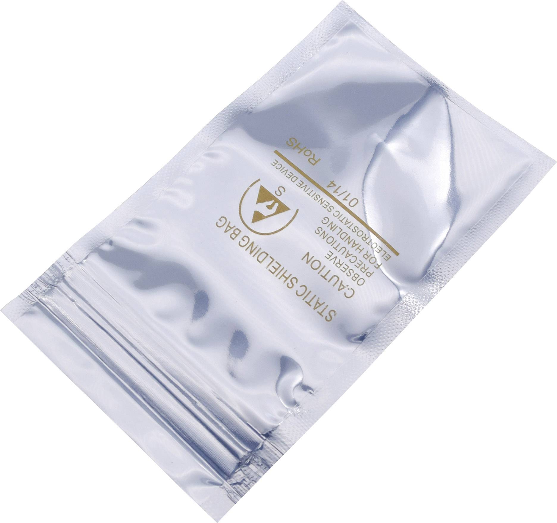 Quadrios ESD-Beutel (L x B) 75mm x 125mm abschirmend ESD-Kennbuchstabe S 10St.