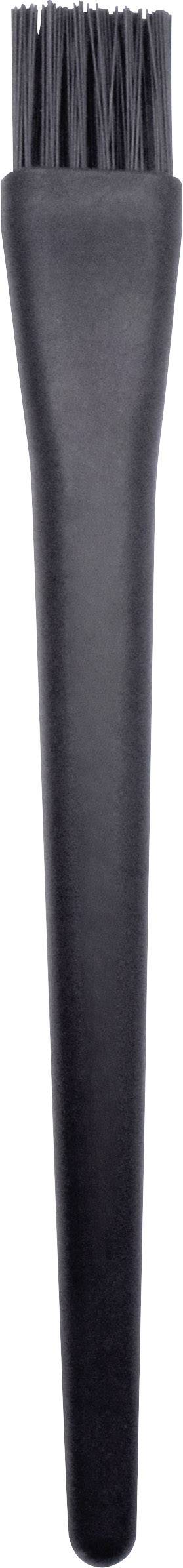 Schwarzer Pinsel mit Borsten, oft verwendet zum Auftragen von Haarfärbemitteln oder Friseurprodukten.