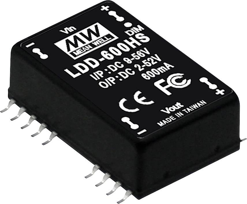 Mean Well LDD-700HS LED-Treiber Konstantstrom 700 mA 2 - 52 V/DC dimmbar
