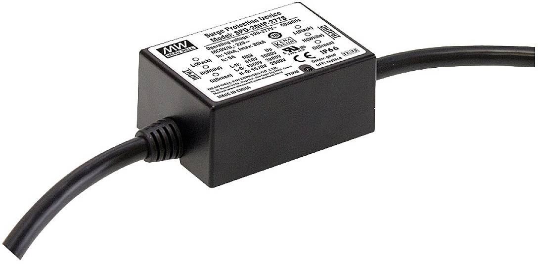 MEAN WELL SPD-20HP-277S Überspannungsschutzgerät Überspannungsschutz für: Leuchten 20 kA 1 St.