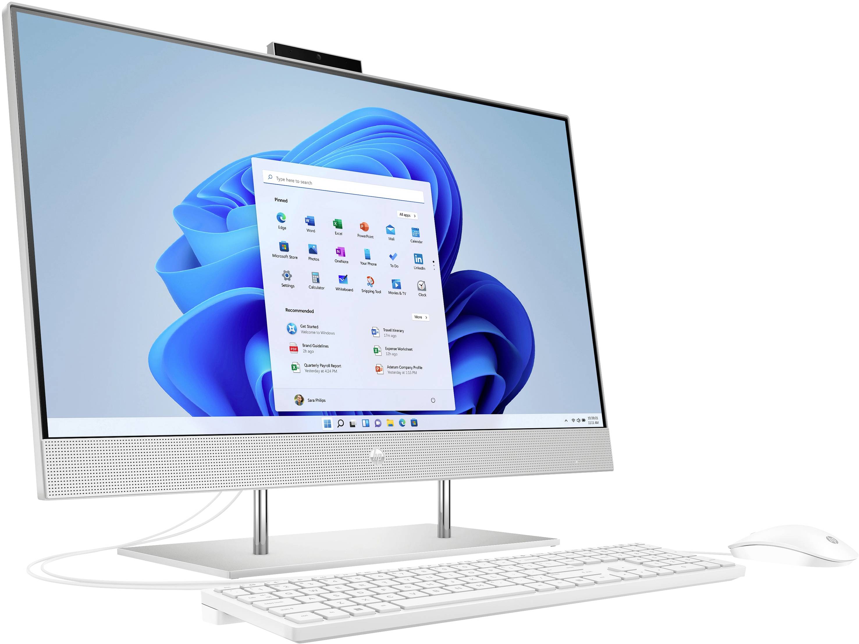 HP All-in-One PC 27-dp0400ng 68.6 cm (27 Zoll) Full HD AMD Ryzen 5 4500U 16 GB RAM 512 GB SSD Win 11 Home 2S868EA#ABD