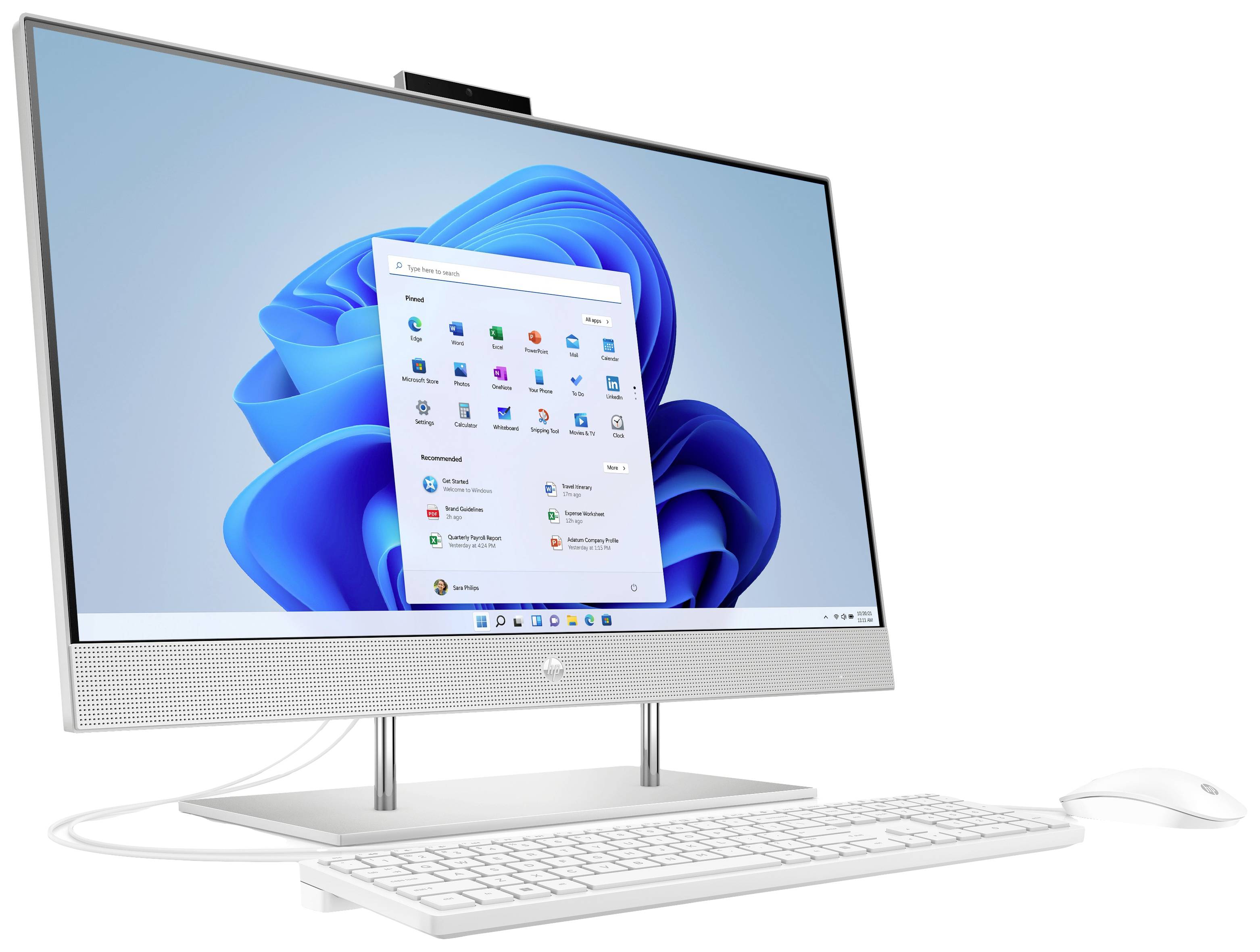 HP All-in-One PC 27-dp0400ng 68.6 cm (27 Zoll) Full HD AMD Ryzen 5 4500U 16 GB RAM 512 GB SSD Win 11 Home 2S868EA#ABD