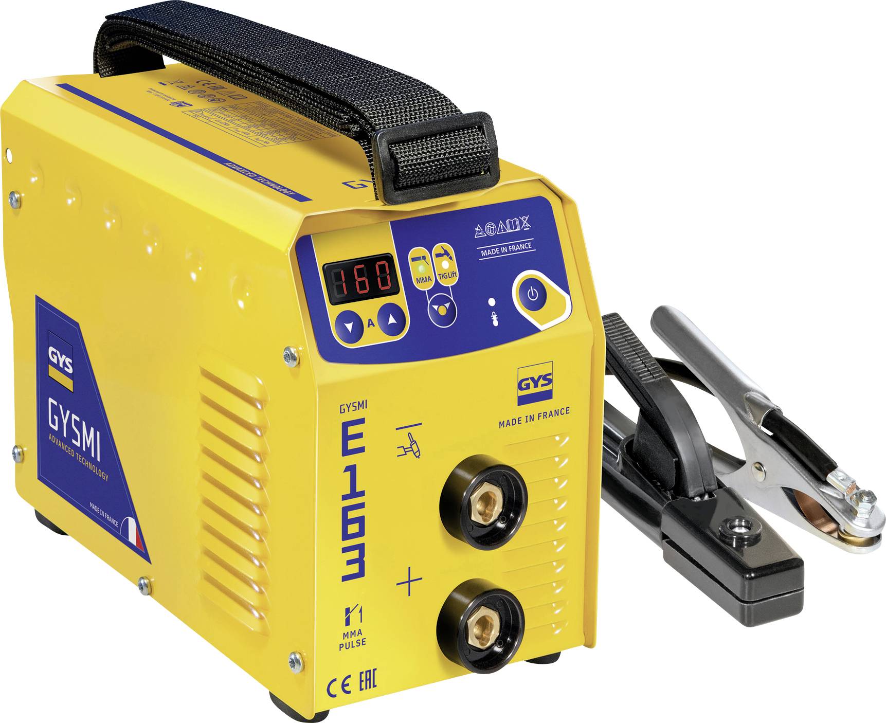 GYS GYSMI 160E Arc Welder C/W Case & Leads | GYS MMA Welder - View #2