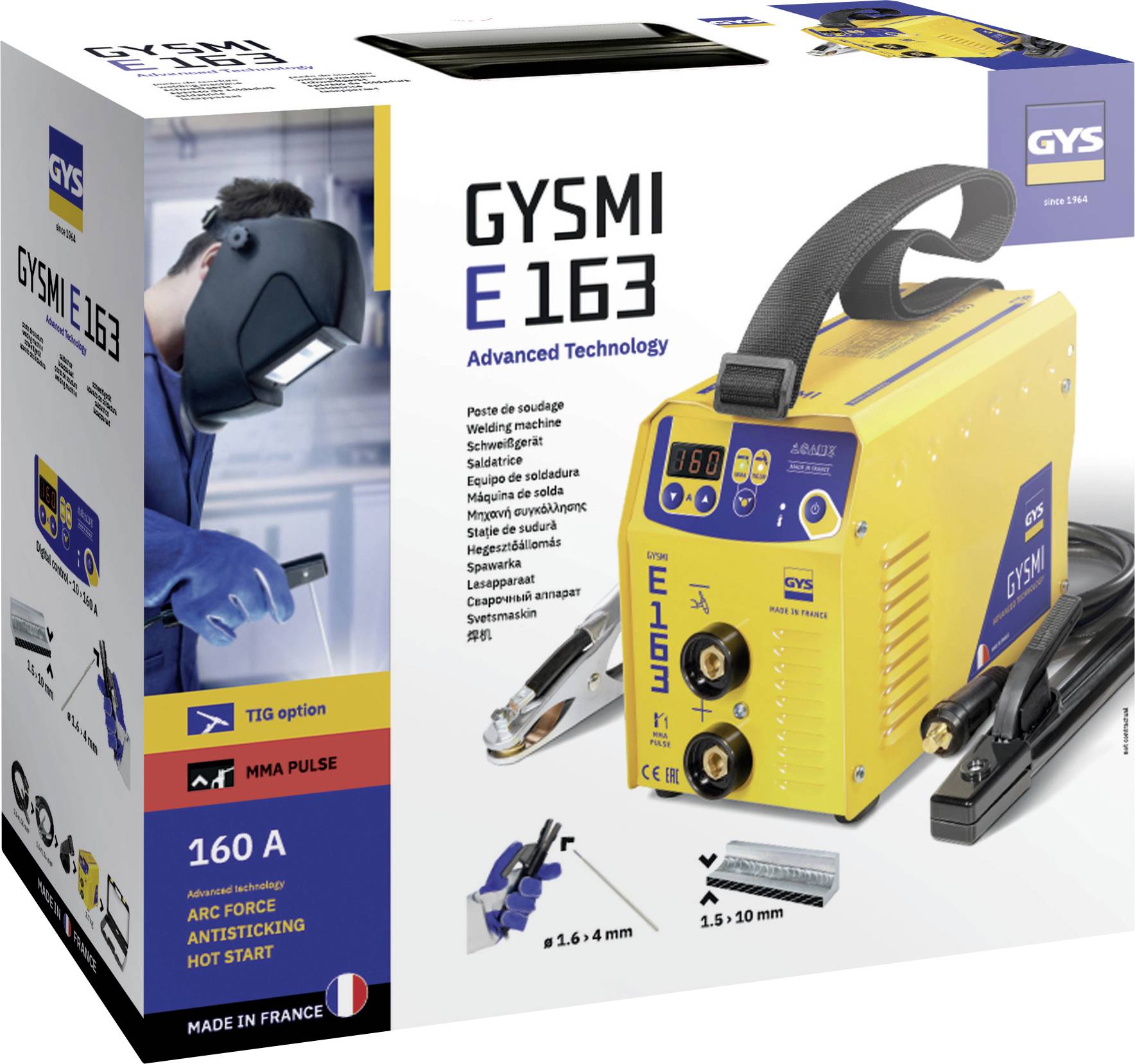 GYS GYSMI E163 Multiprozess-Schweißgerät