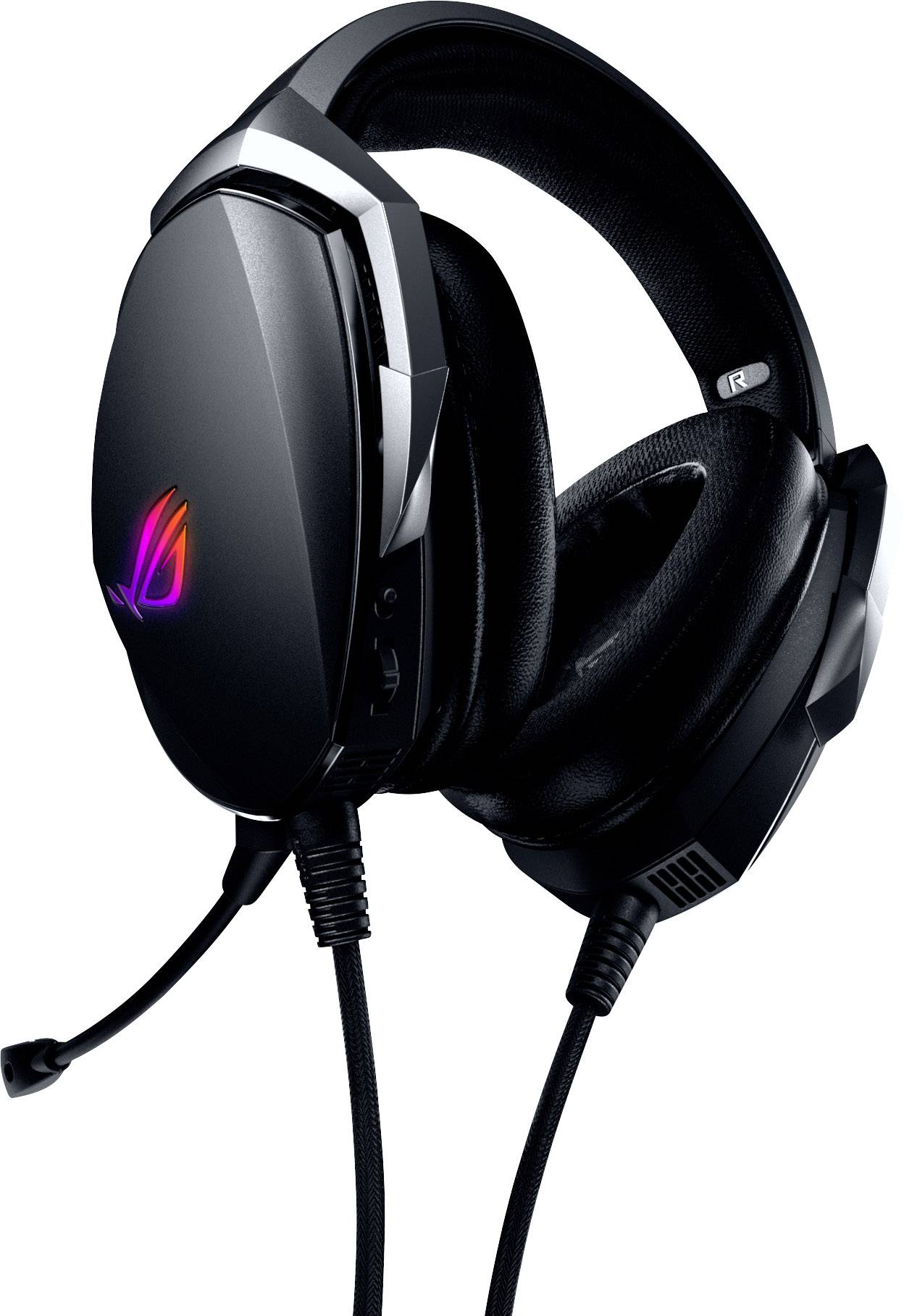 Asus ROG Theta 7.1 Over Ear Headset kabelgebunden 7.1 Surround Schwarz Mikrofon-Rauschunterdrückung Lautstärkeregelung, Mikrofon-Stummschaltung Gam