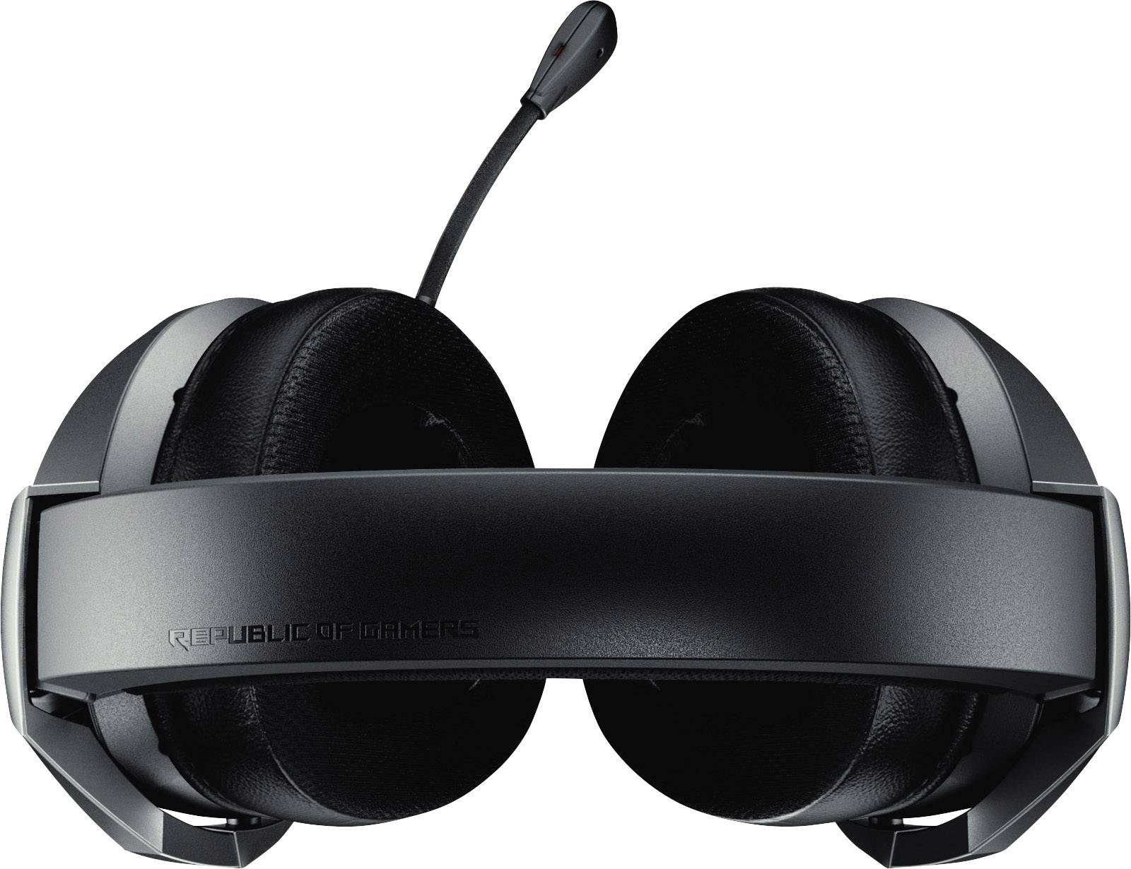 Asus ROG Theta 7.1 Over Ear Headset kabelgebunden 7.1 Surround Schwarz Mikrofon-Rauschunterdrückung Lautstärkeregelung, Mikrofon-Stummschaltung Gam