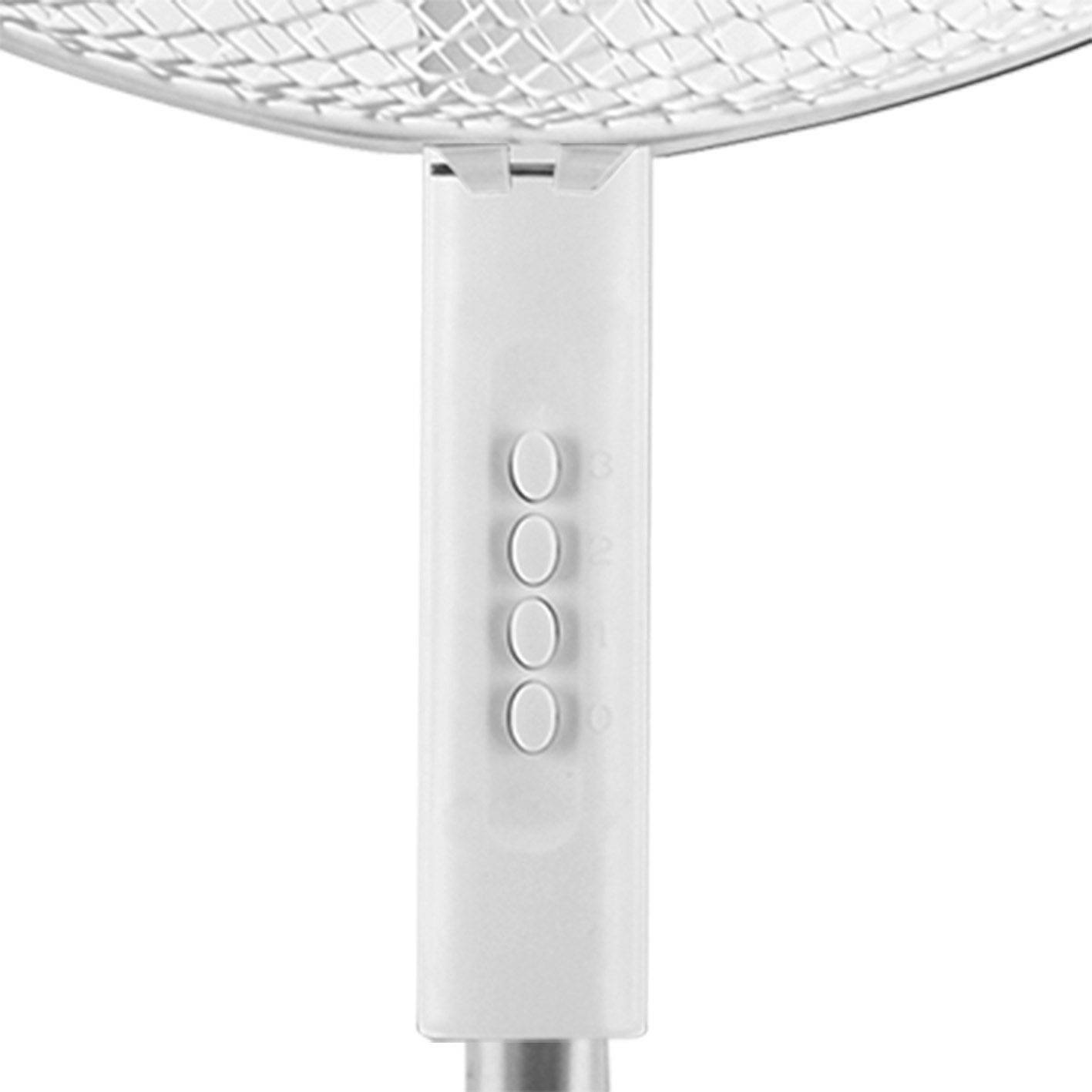EMERIO Standventilator 45W Weiß