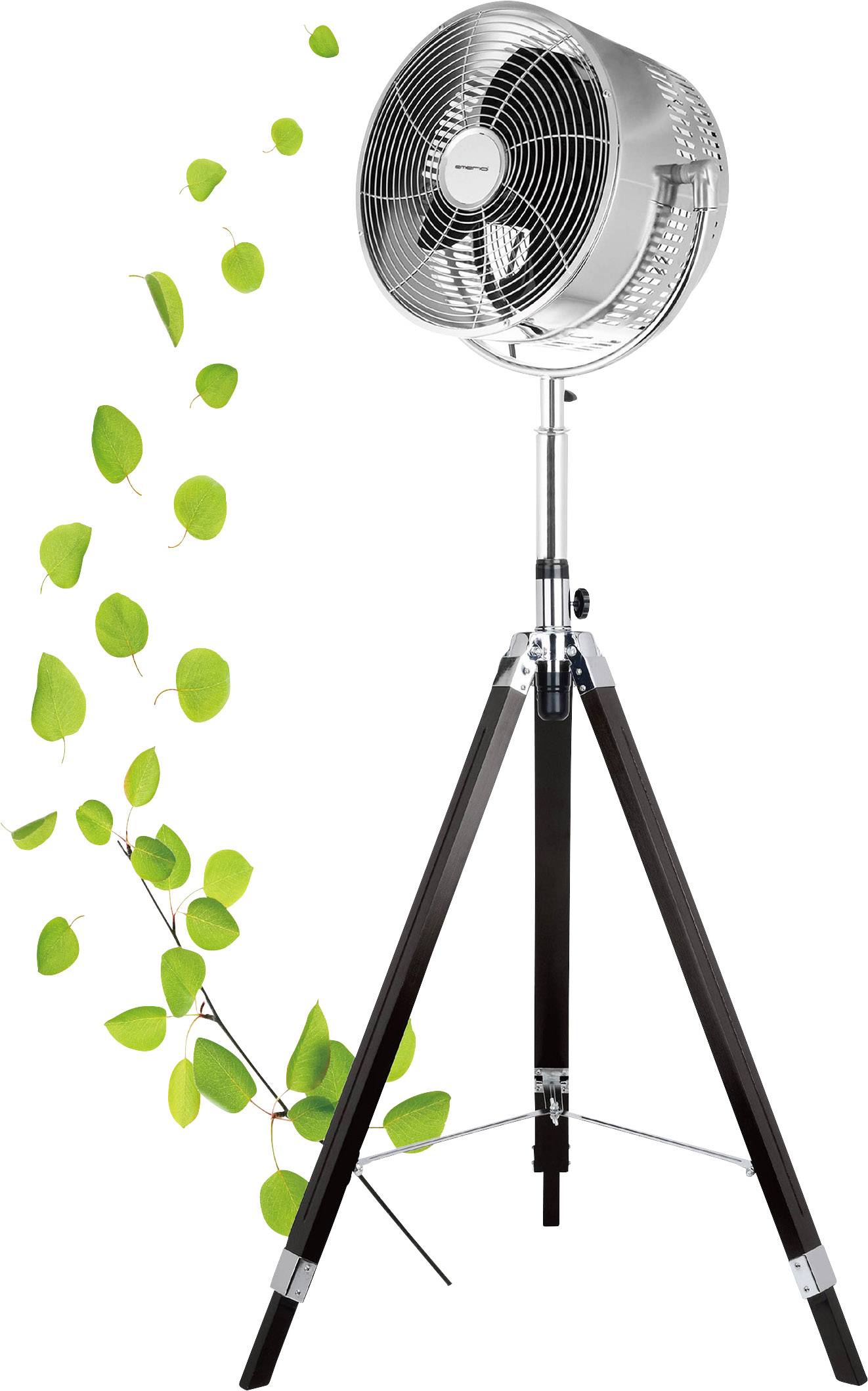 EMERIO Standventilator 80W Chrom