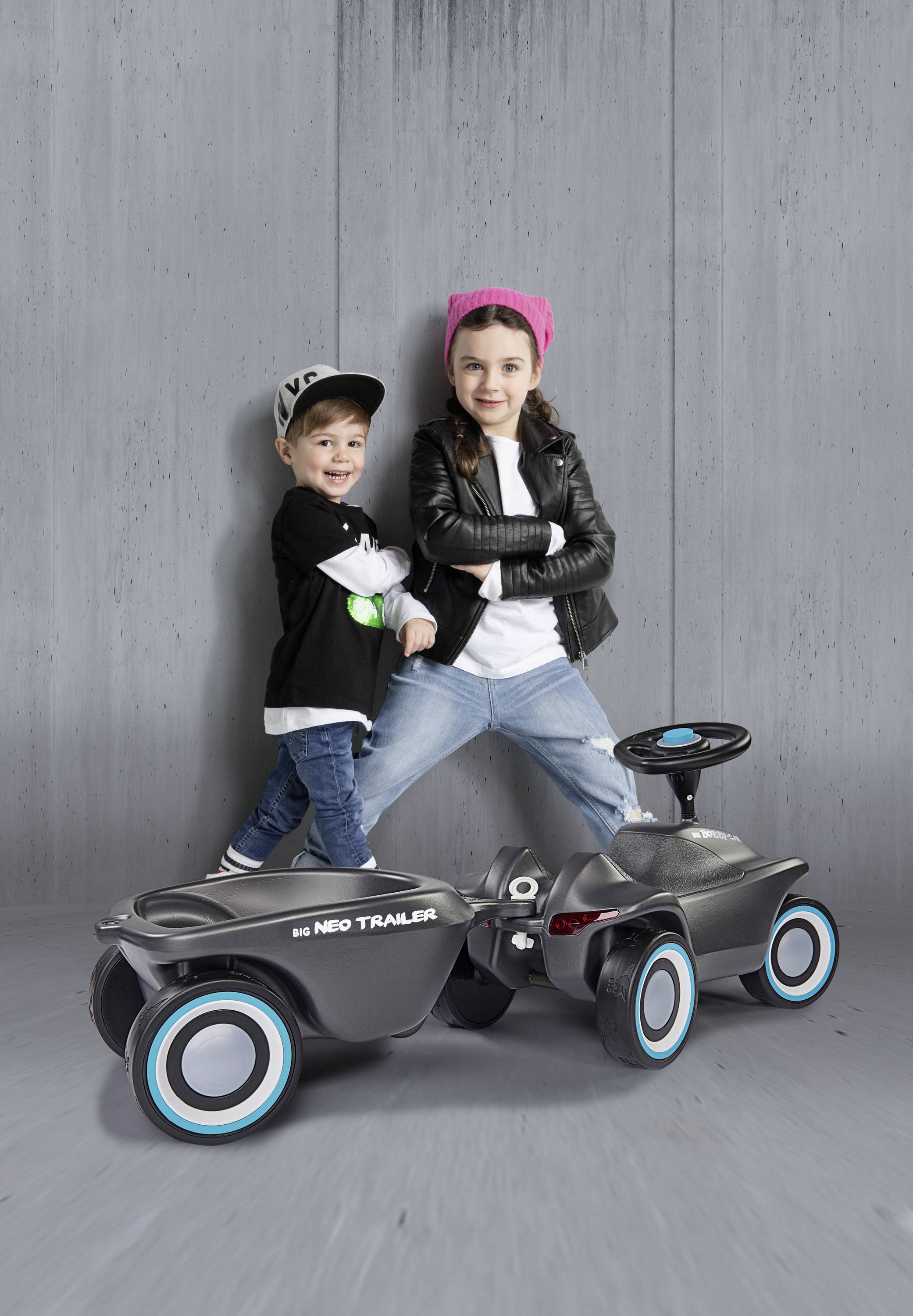 BIG Bobby Car Neo Anhänger Anthrazit