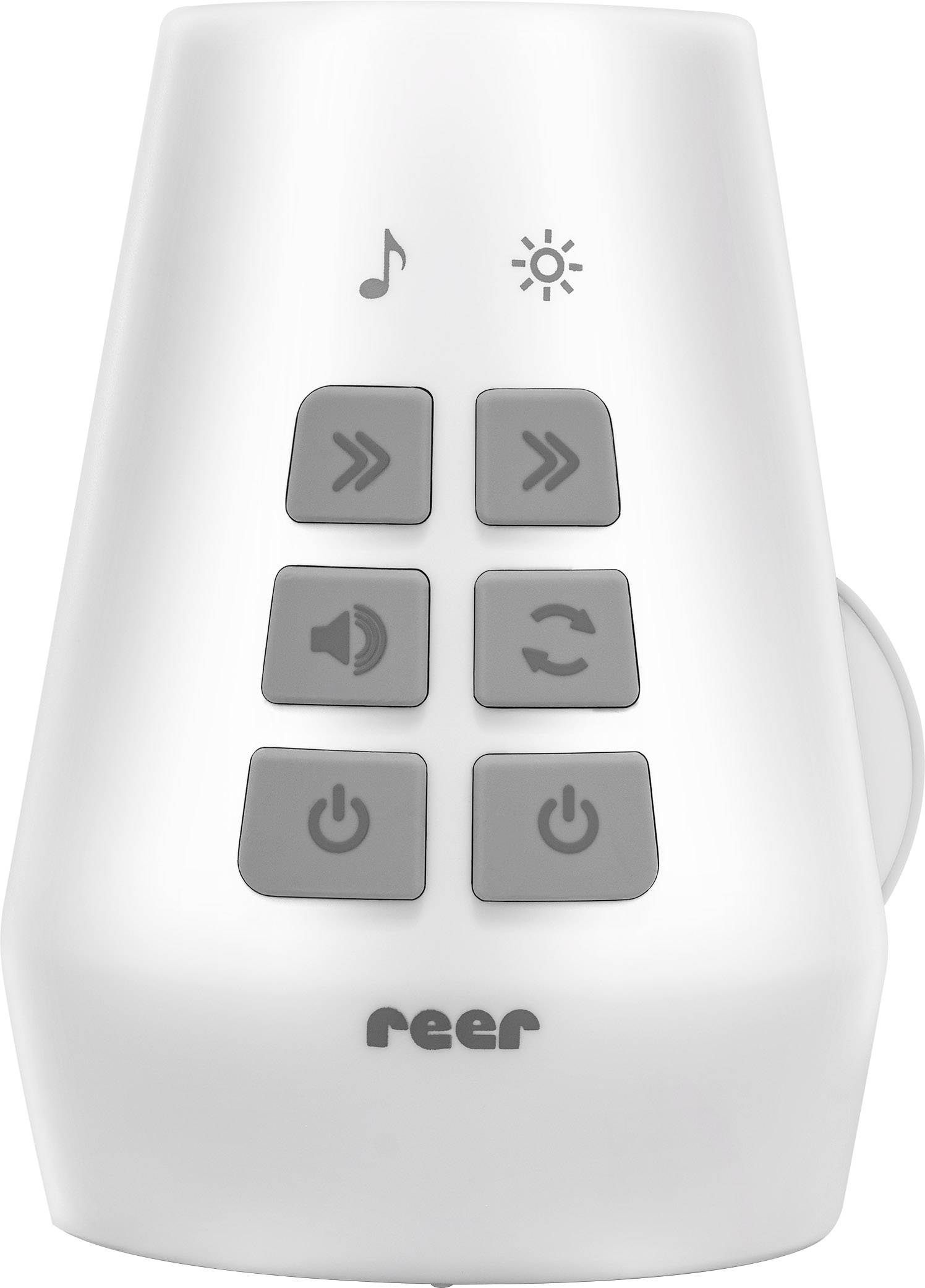 REER 52110 LED-Nachtlicht mit Projektor und Spieluhr Zylindrisch LED Mehrfarbig Weiß