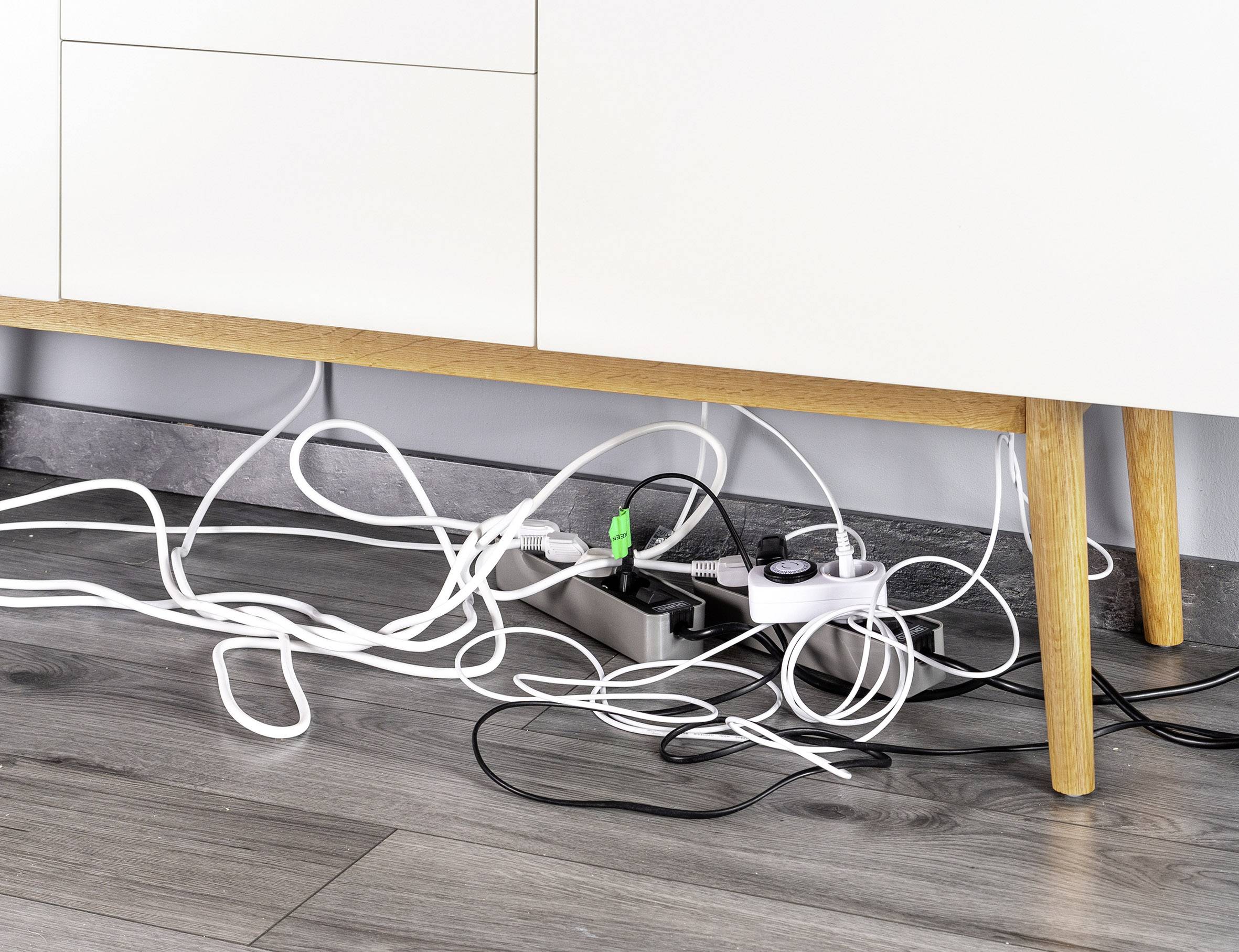 REER CableGuard 78020 Kabelbox Weiß, Grau