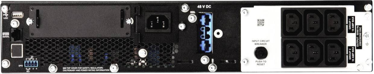 APC SRT1500XLI USV 1500 VA Anzahl Ausgänge 6 x