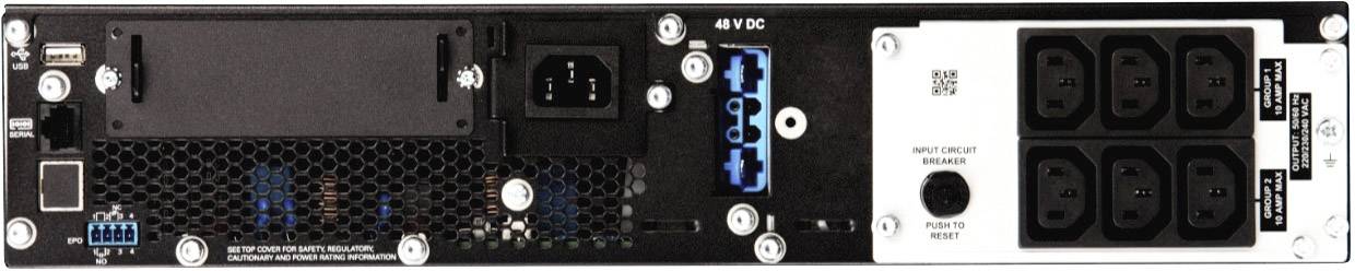 APC by Schneider Electric SRT1500RMXLI-NC USV 1500 VA Anzahl Ausgänge 6 x