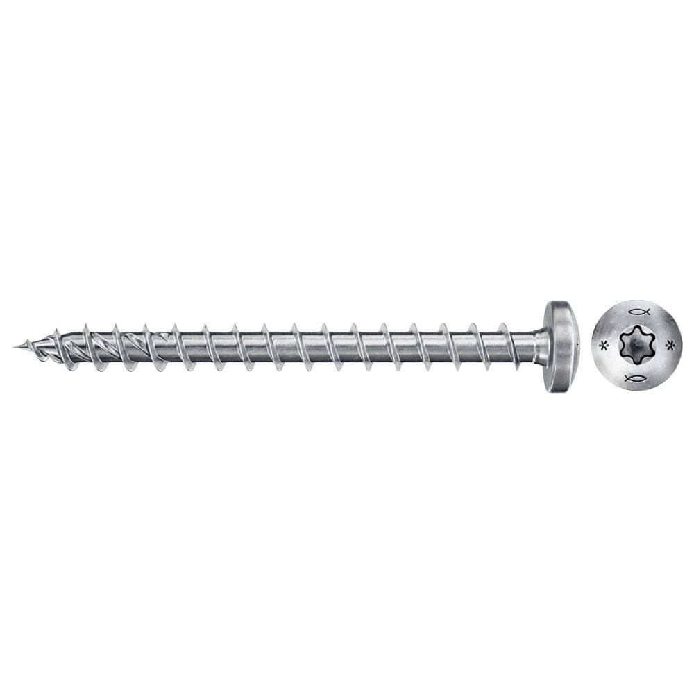 Fischer 670233 Power-Fast II Spanplattenschraube 4mm 15mm T-Profil Stahl galvanisch verzinkt 200St.