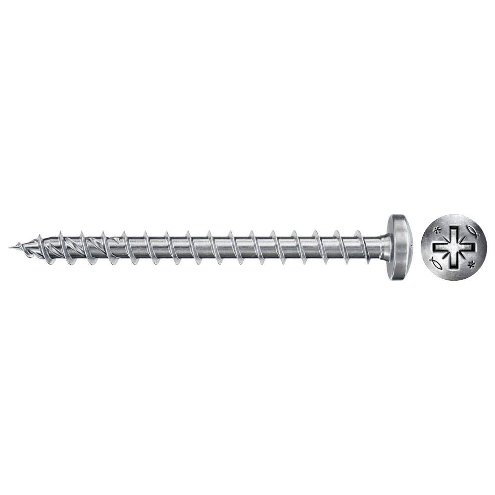 Fischer 670338 Power-Fast II Spanplattenschraube 4.5mm 35mm Kreuzschlitz Pozidriv Stahl galvanisch verzinkt 200St.