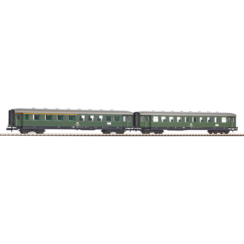 Piko N 40621 N 2er-Set Schürzeneilzugwagen der DB 1./ 2. Klasse