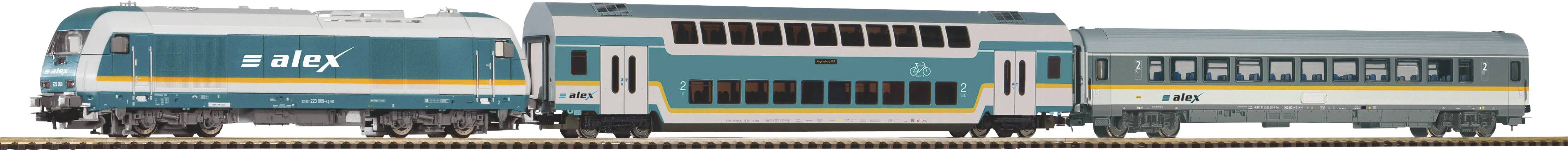 Piko H0 57139 H0 Start-Set Personenzug "Alex"