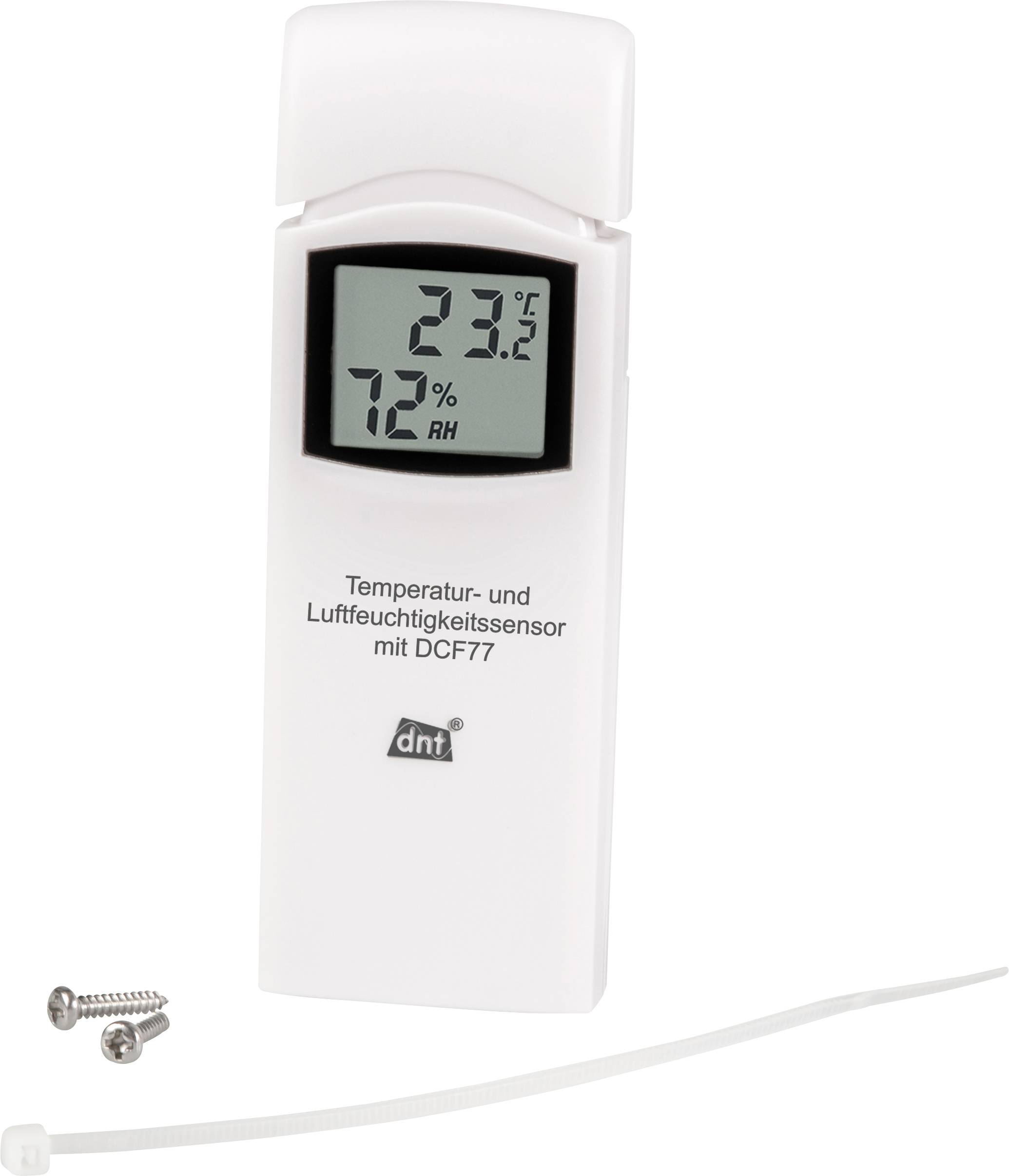 dnt DNT000005 RoomLogg PRO_WeatherScreen PRO Thermo-/Hygrosensor Funk 868 MHz