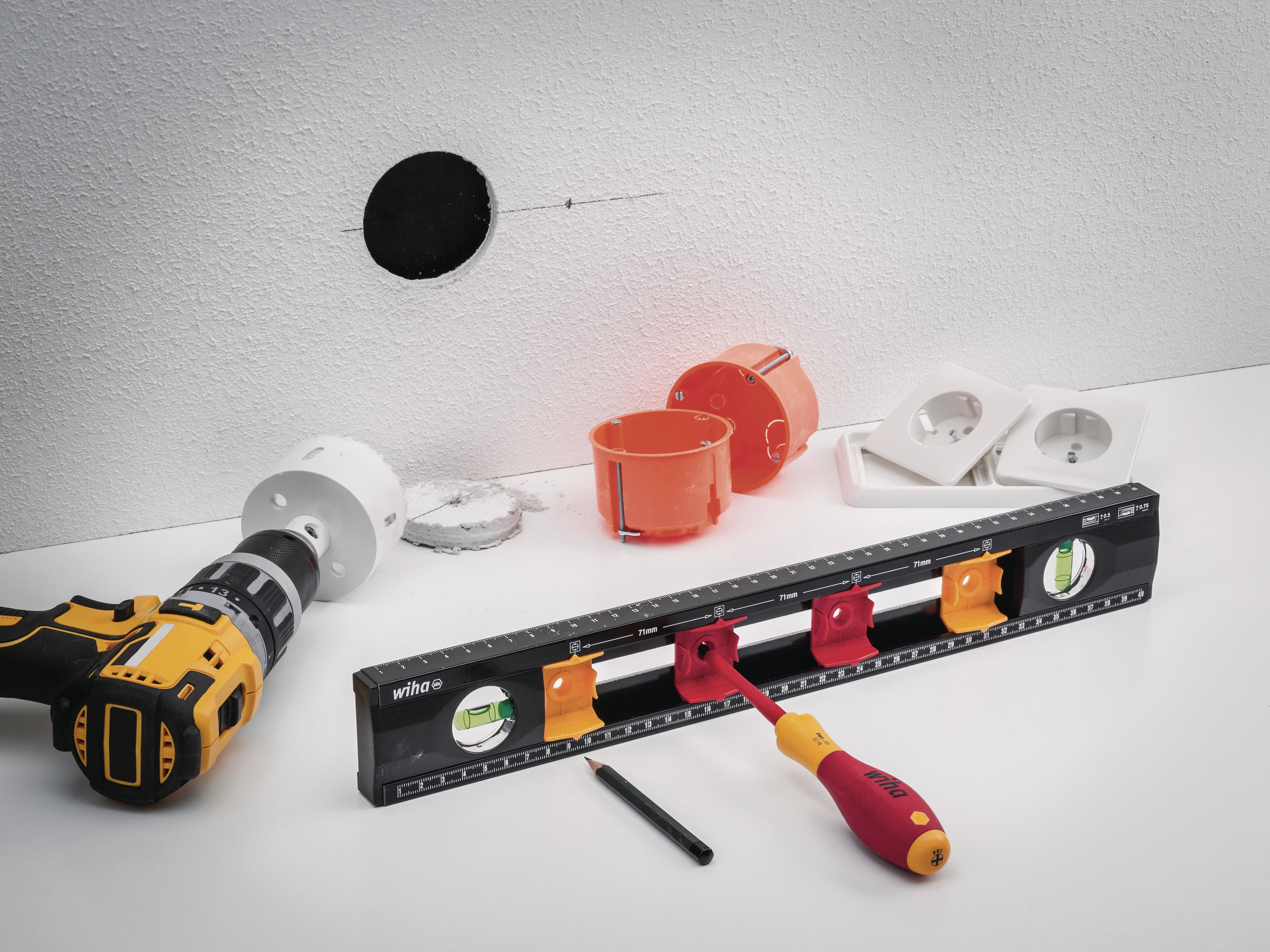 Wiha 42074 Elektriker-Wasserwaage 40 cm