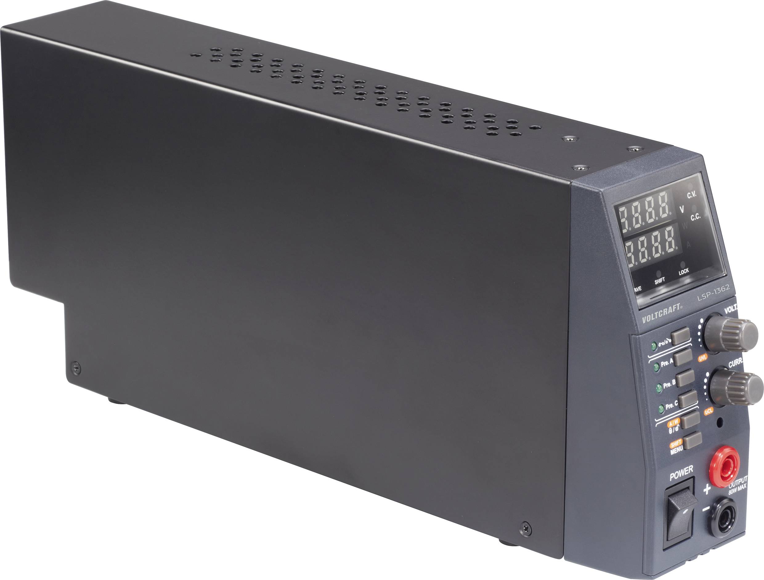 VOLTCRAFT LSP-1362 Labornetzgerät, einstellbar 0.5 - 36V 5A (max.) 80W Auto-Range, Master/Slave-Funktion Anzahl Ausgänge 1 x