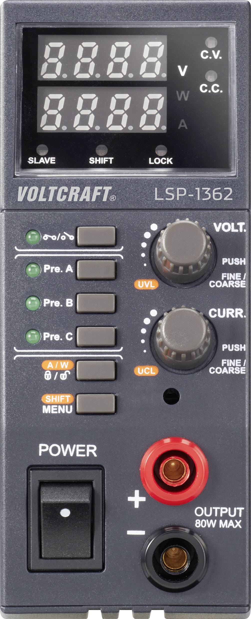 VOLTCRAFT LSP-1362 Labornetzgerät, einstellbar kalibriert (DAkkS-akkreditiertes Labor) 0.5 - 36V 5A (max.) 80W Auto-Range