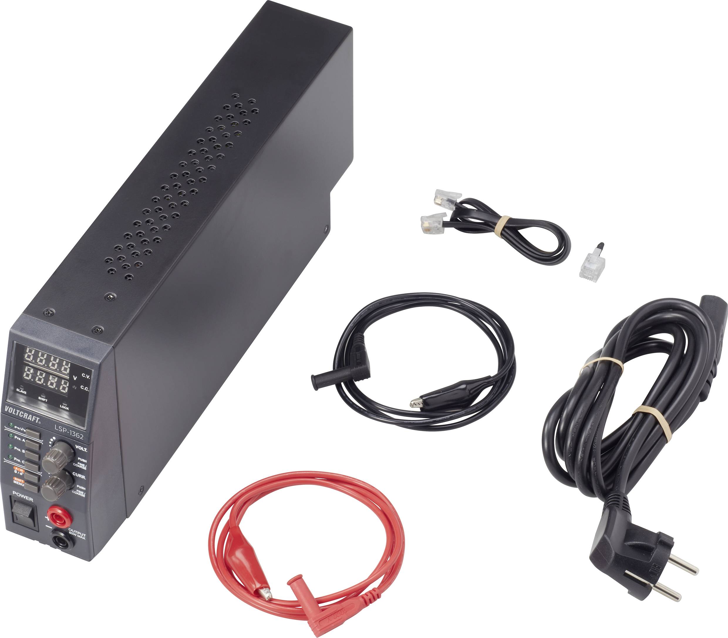 VOLTCRAFT LSP-1362 Labornetzgerät, einstellbar kalibriert (ISO) 0.5 - 36V 5A (max.) 80W Auto-Range, Master/Slave-Funktion Anzahl